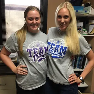 Team Noonan Shirts are available for $12!