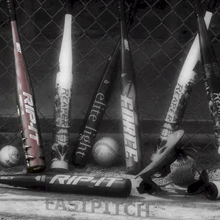 Athletics Galore has a large selection of baseball and softball bats