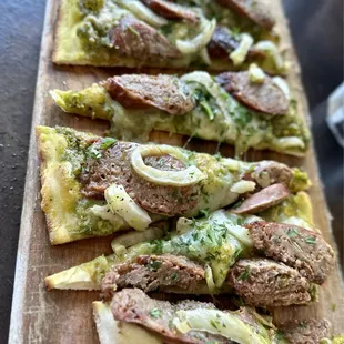 Deer Salami Flatbread