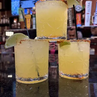 Espalon Margeritas on the rocks.
Atithi Grill &amp; Bar