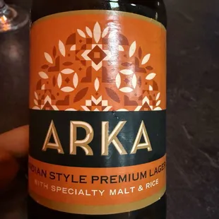 Indian beer ARKA.