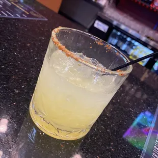 Espalon margarita with tajin