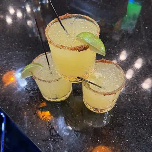 Espalon Margeritas on the rocks.
Atithi Grill &amp; Bar
