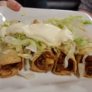 Chicken flautas