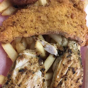 Shrimp Amd Fish Basket