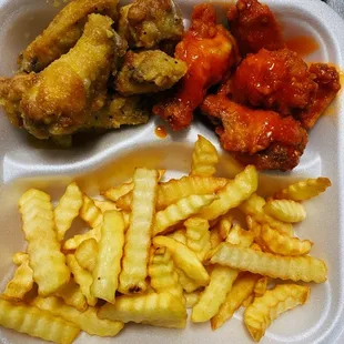 Two flavors wings combo