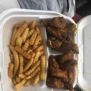 Honey lemon pepper and honey hot  delicious