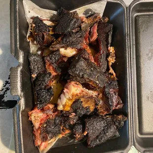 This is my burnt ass rib tips