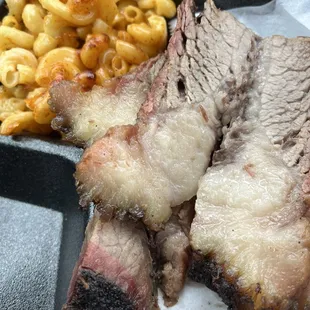 Brisket and Mac and cheese