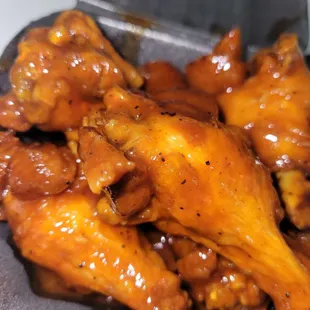 a closeup of a plate of food