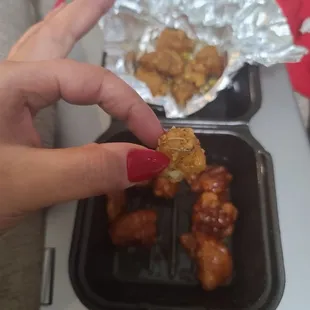 Literally the trash of the bag...