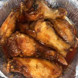 Six Honey BBQ Wings