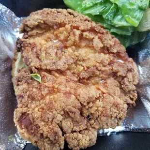 Spicy chicken sandwich