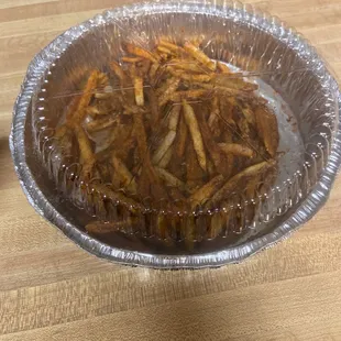 Tray of fries