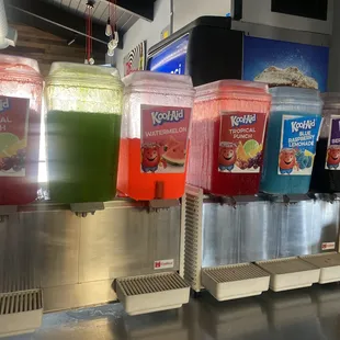 Five flavors of Kool-Aid!