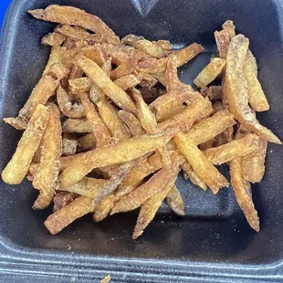 Nasty burnt fries