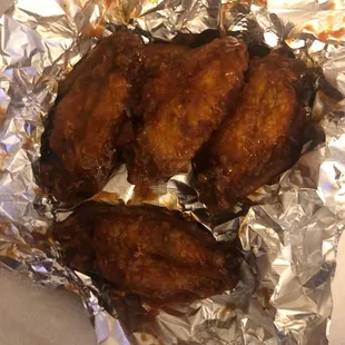 Honey mustard wings