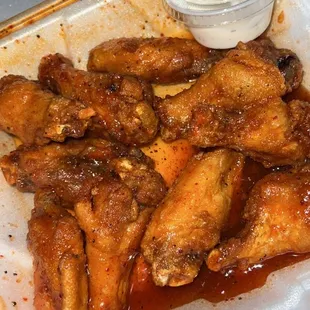 Honey Hot Wings And Hot Lemon Pepper