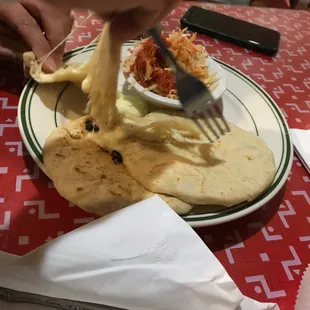Pupusas de queso