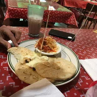 Pupusas de queso