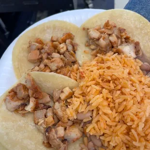 Chicken tacos