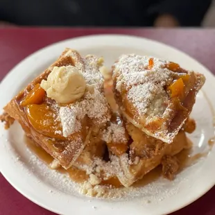 Peach Cobbler French Toast