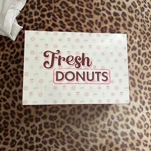 a box of fresh donuts