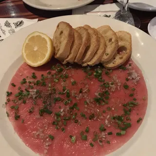 Yellowfin Tuna Carpaccio*