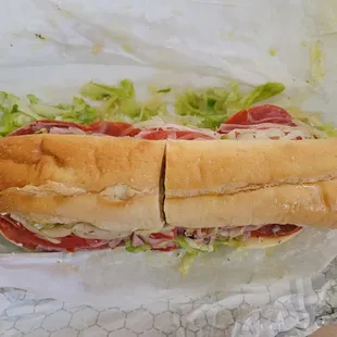 Best Italian sub I&apos;ve ever eaten!