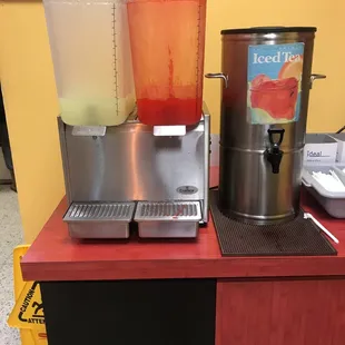 Lemonade and Fruit Punch going