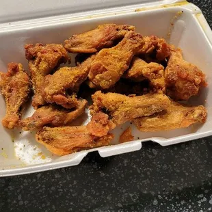 Lemon Pepper wings crispy