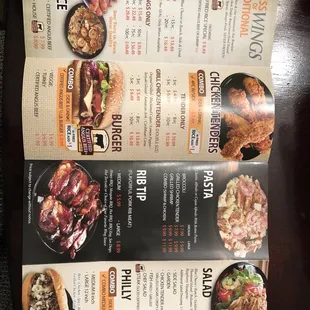 New menu and new prices!