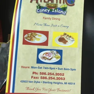Carry out menu, I doubt I&apos;ll ever eat here. Let&apos;s just leave it at that