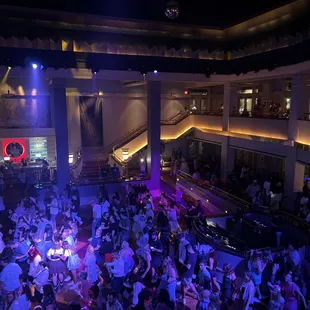 a crowd of people dancing