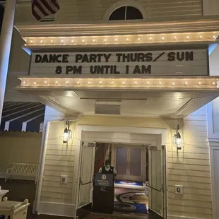 Entrance to Atlantic Dance hall