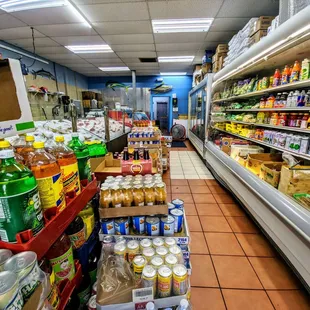 a grocery store aisle
