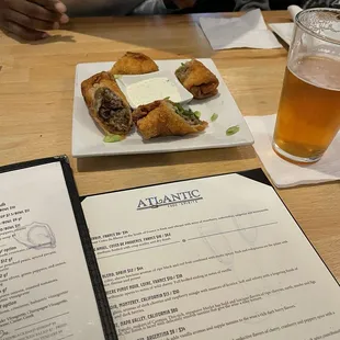 Cheesesteak Egg Rolls