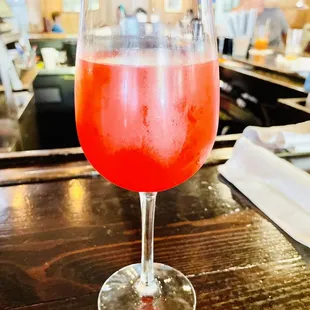 Strawberry Lemonade Mimosa