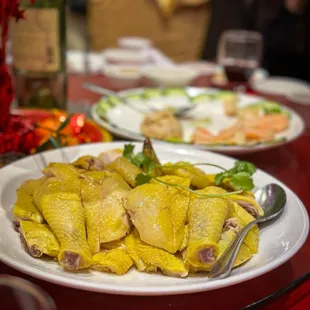 Steamed chicken