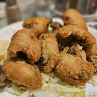 Fried oysters
