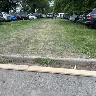 The entrance to a General Parking areas for May 3, 2024