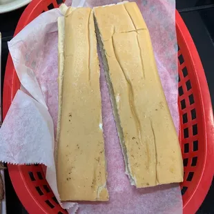 Cuban bread included with breakfast sandwich