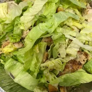 WHERE THE HELL IS THE DRESSING? ITS SUPPOSED TO BE A CAESAR DRESSING