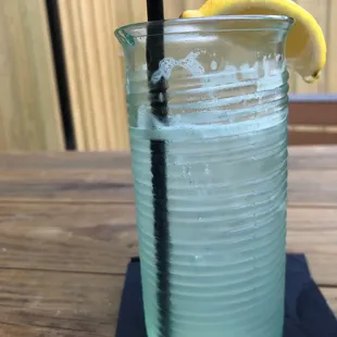 wonderful tom collins! cute patio!