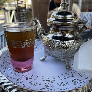 Real Moroccan tea! So delicious! This is the real deal!