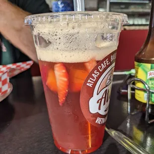 Strawberry black tea