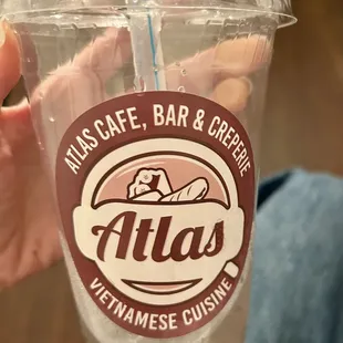 Aloe chia seed iced drink