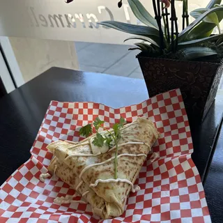 A6. Pork and Mushrooms Crepe