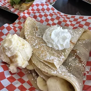B5. Strawberry Banana Crepe