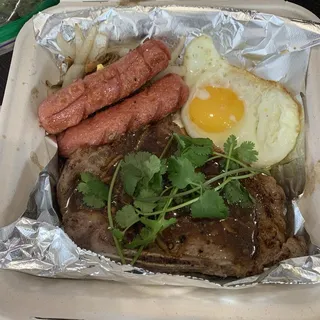 D5. Beefsteak with Side of Bread